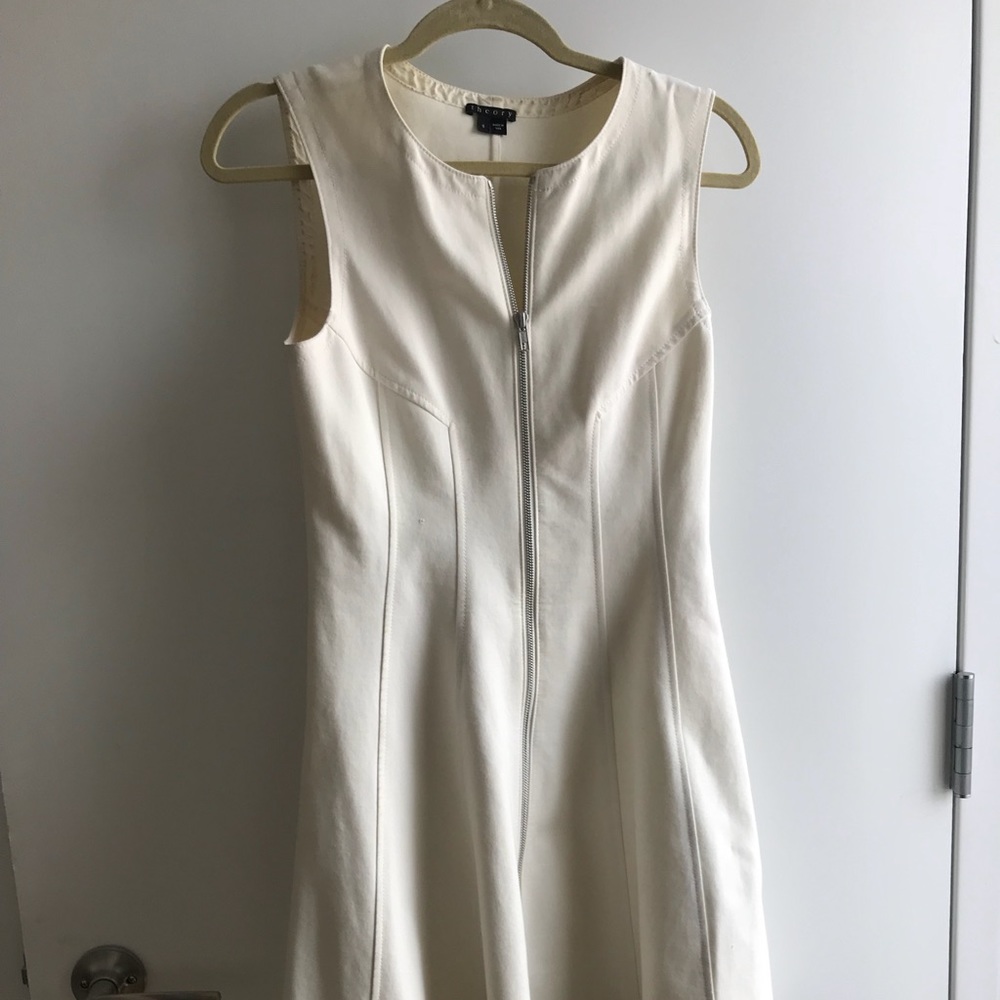 Theory zip up dress